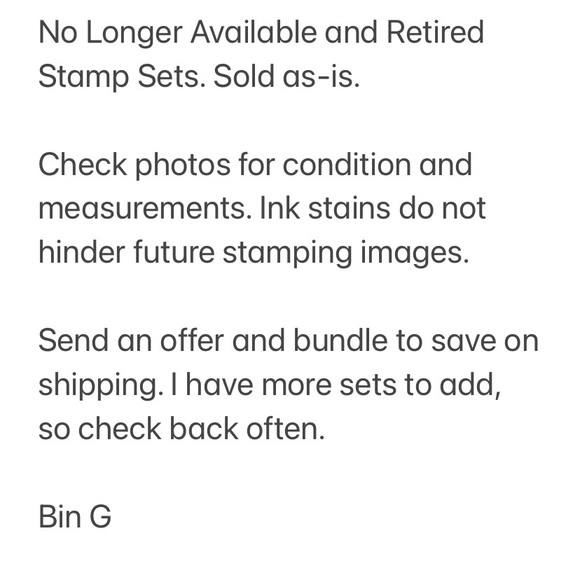 Stampin Up OVER THE HILL - Picture 3 of 3